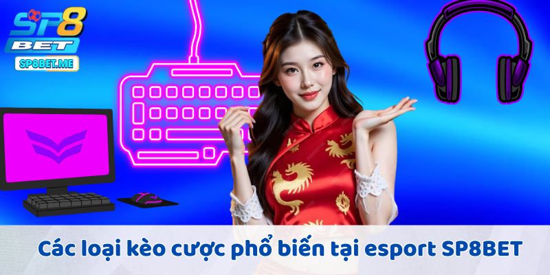 Các loại kèo cược phổ biến tại esport SP8BET